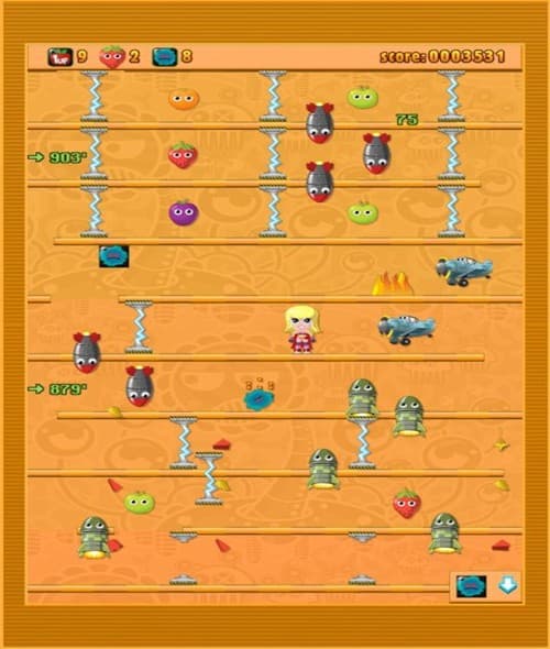 Fruchtbombe mit Rocket-Girl