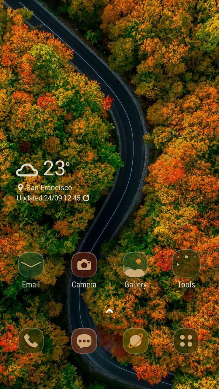 Luftaufnahme Des Herbstes