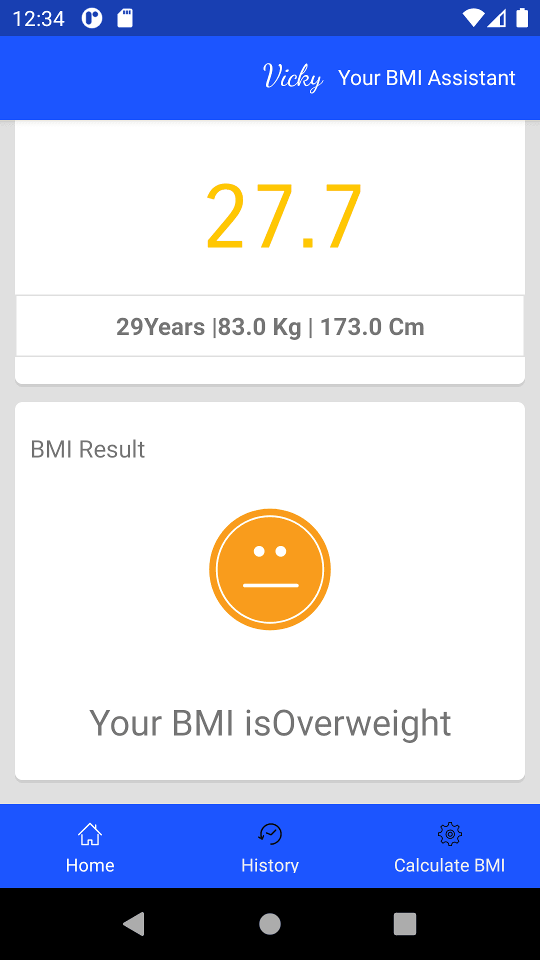 Vicky: Ihr BMI-Assistent