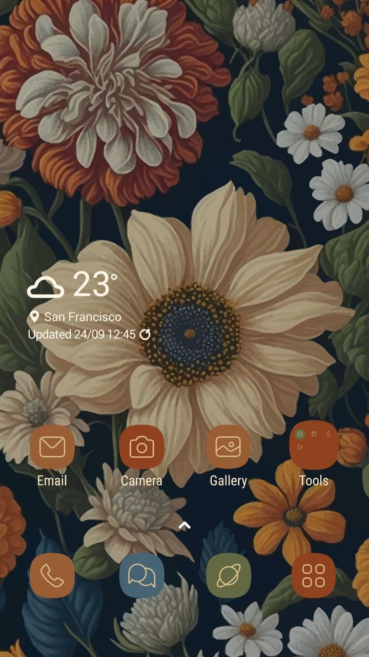 Vintage Florale Eleganz