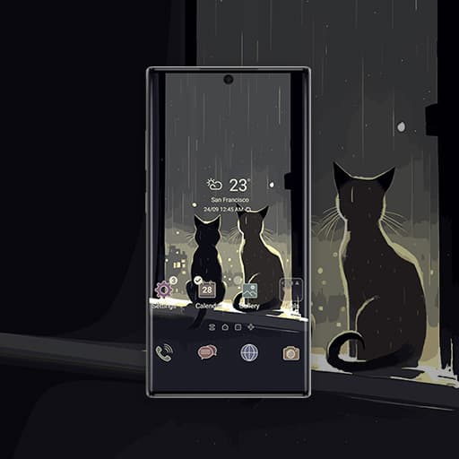 Regnerischer Katzentag