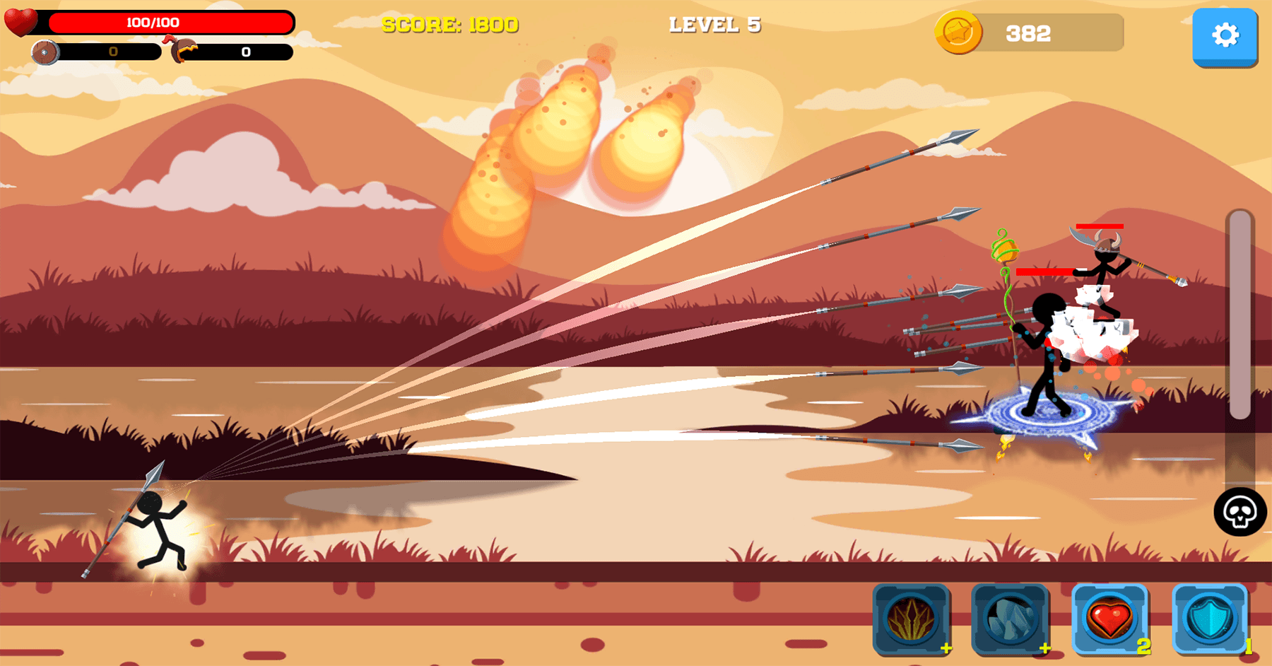 Stickman Bogenschütze