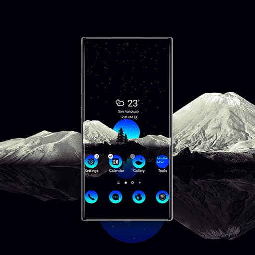 Abstrakte Naturlandschaft