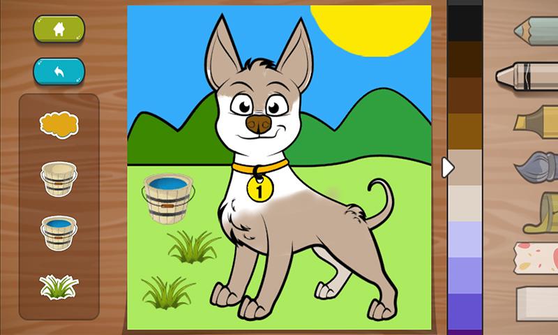 Kids Farm Colouring