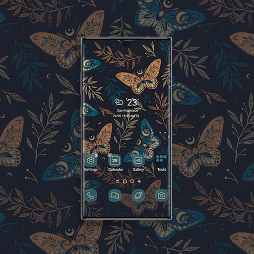 Mystische Boho-Schmetterlinge