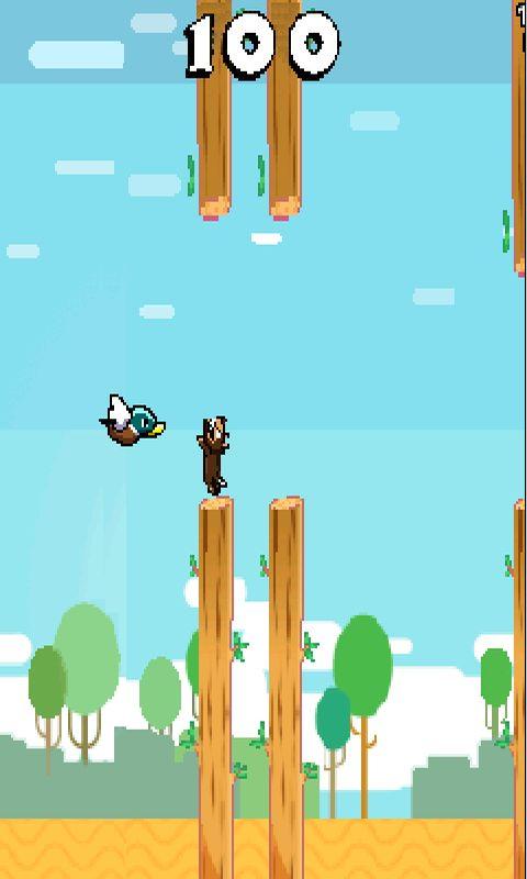 Flapping Duck