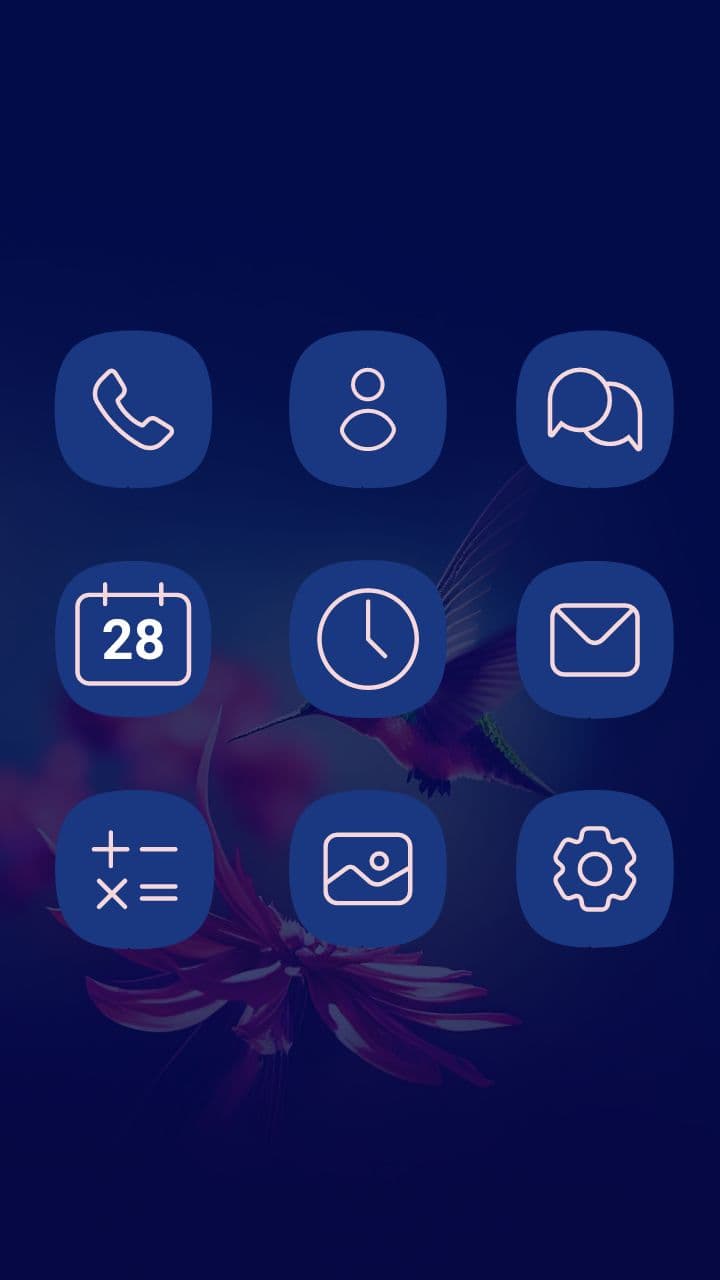 Schöner Kolibri-Fliegen