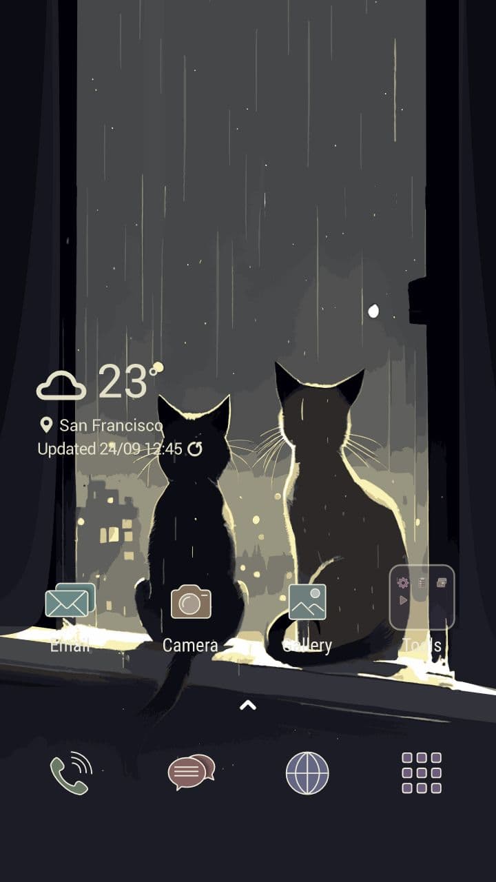 Regnerischer Katzentag