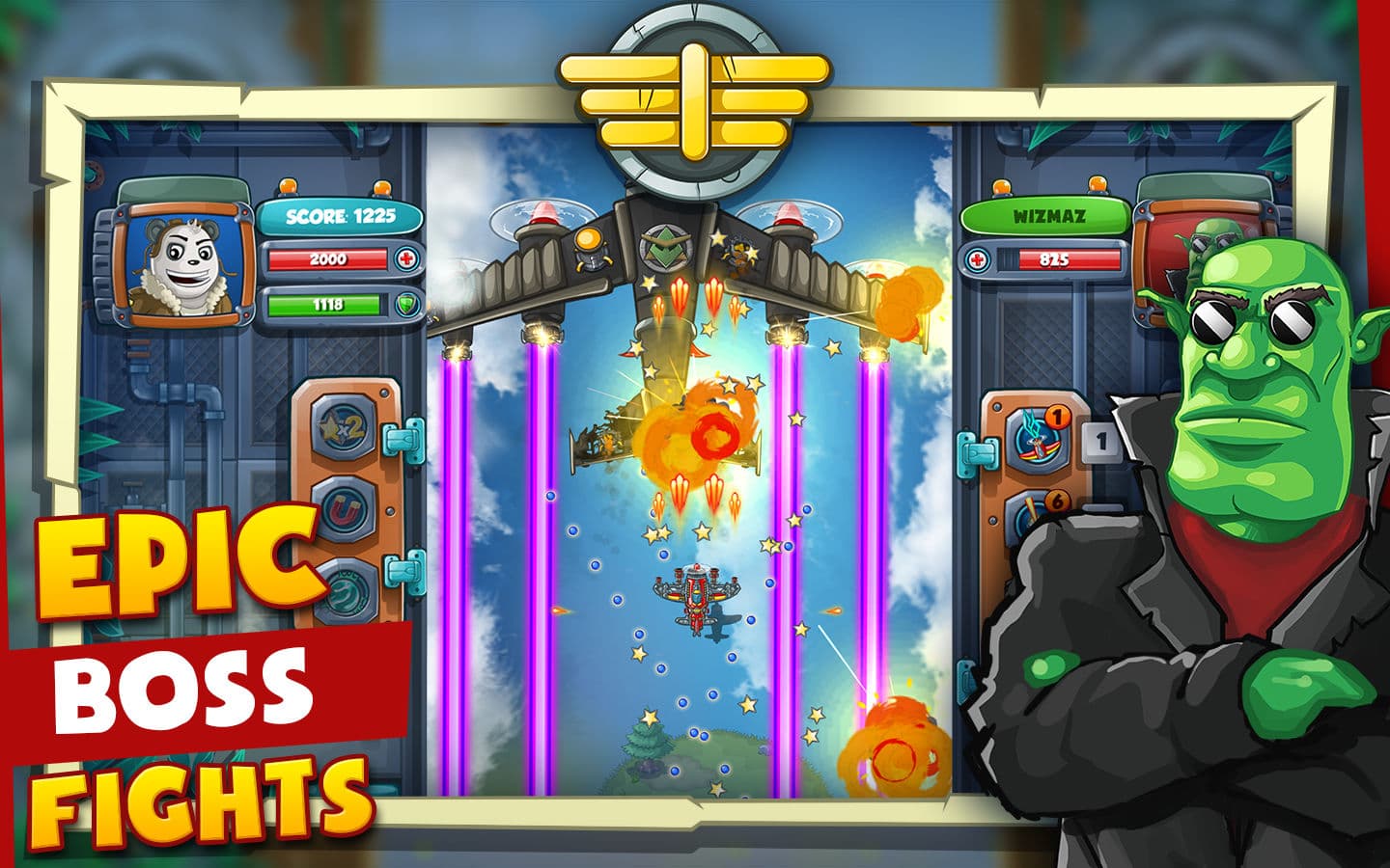 Panda Commander Air Combat