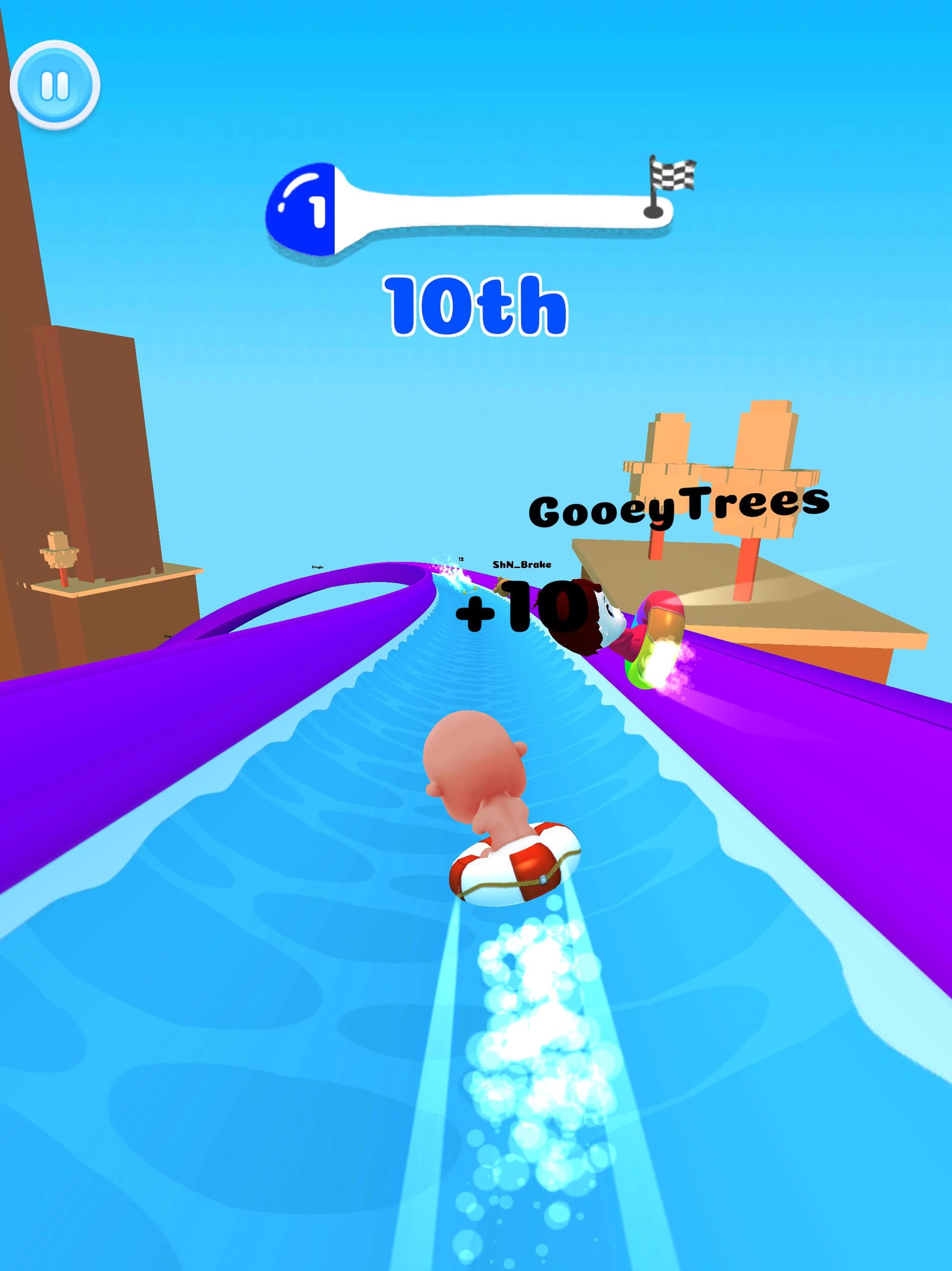 Slide Park - Meistern Sie die Wasserrutschen!