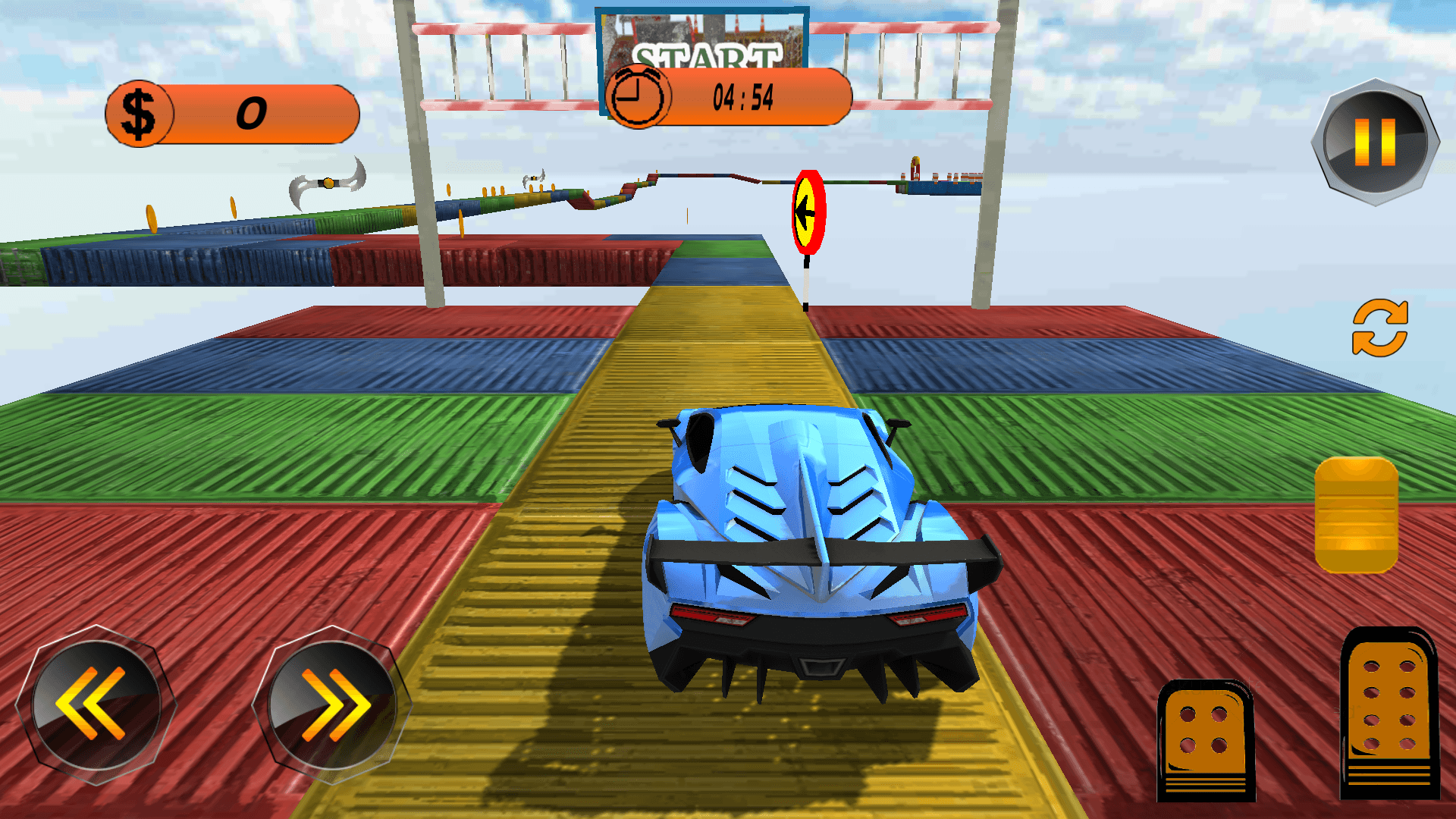 Impossible Track Car Stunt