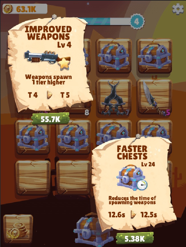 Waffen verschmelzen &amp; treffen