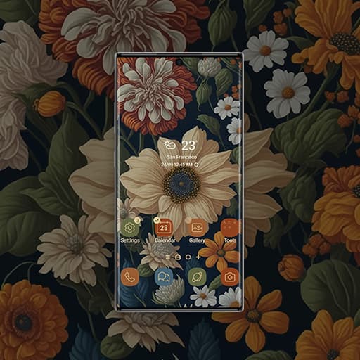 Vintage Florale Eleganz