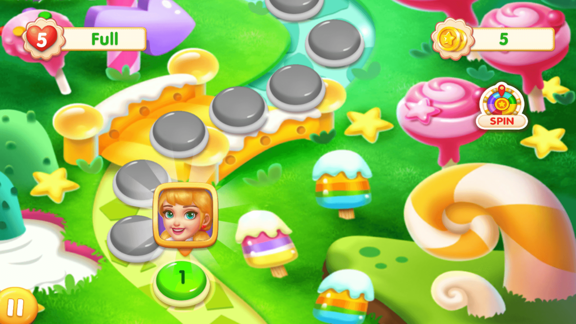 Süßes Bonbon-Puzzle