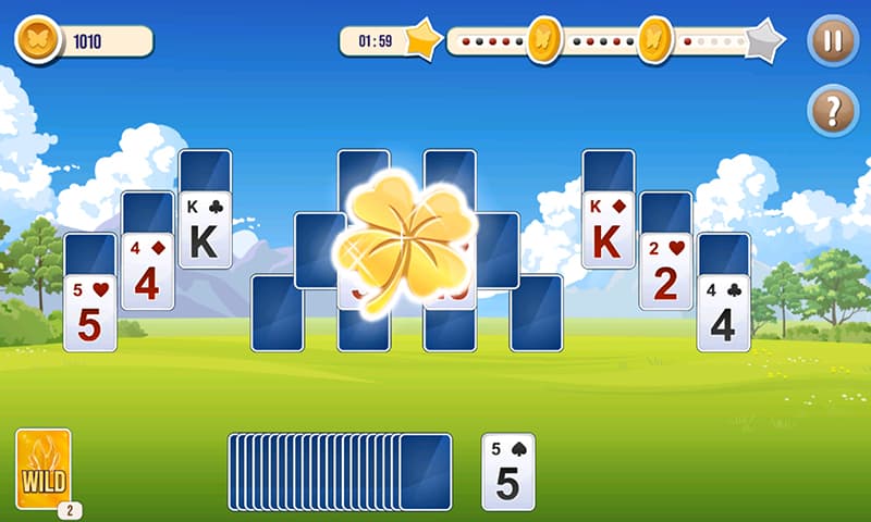 Solitaire TriPeaks Flowers 2