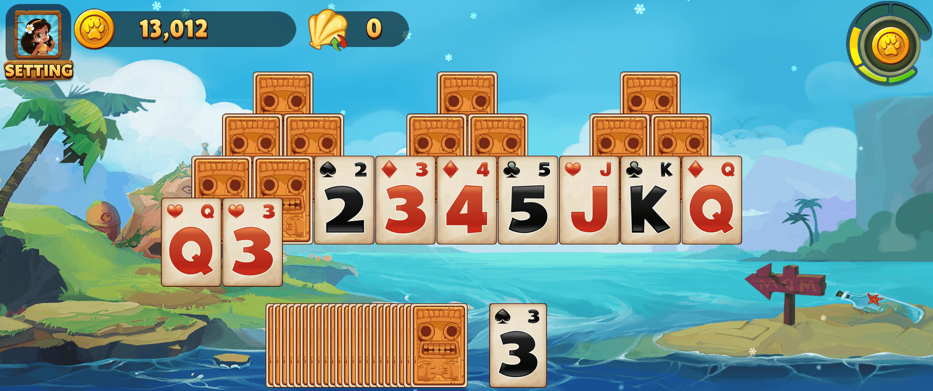 Solitaire Tripeaks Adventure
