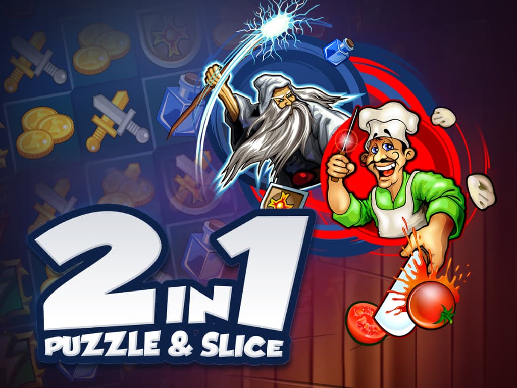 2 in 1 Puzzle and Slice