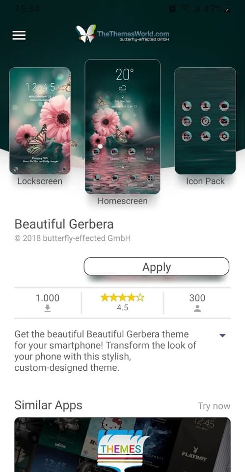 Schönes Gerbera-Thema