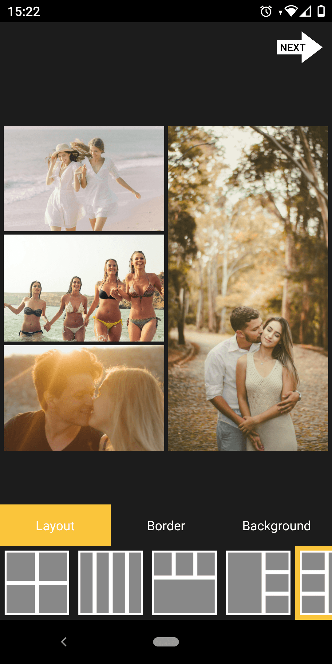 Foto-Editor einfärben