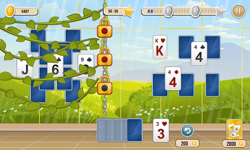 Solitaire Tripeaks Flowers