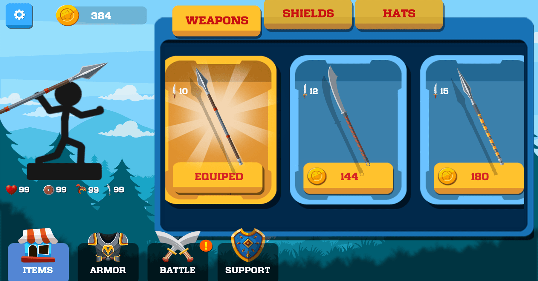 Stickman Bogenschütze