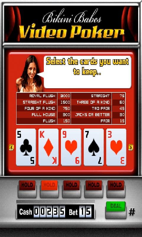 Bikini Babes Video Poker