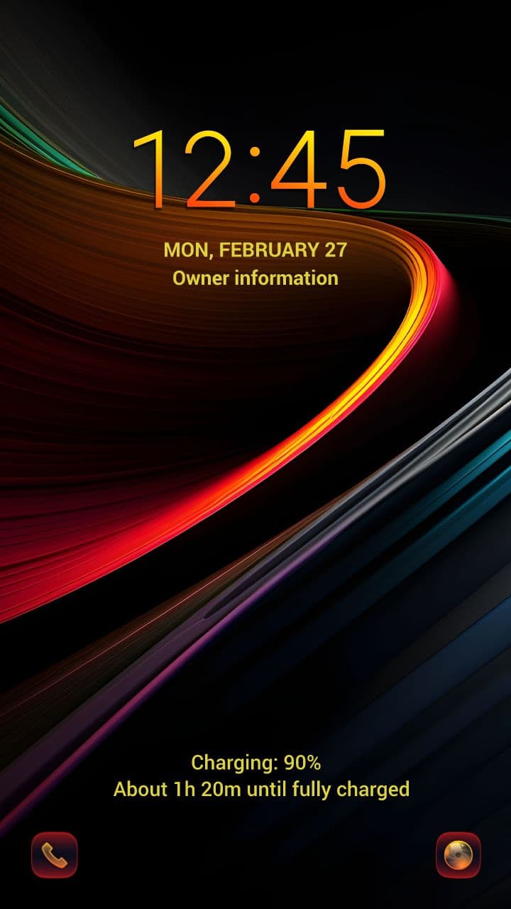 Bunte Linien Leuchten