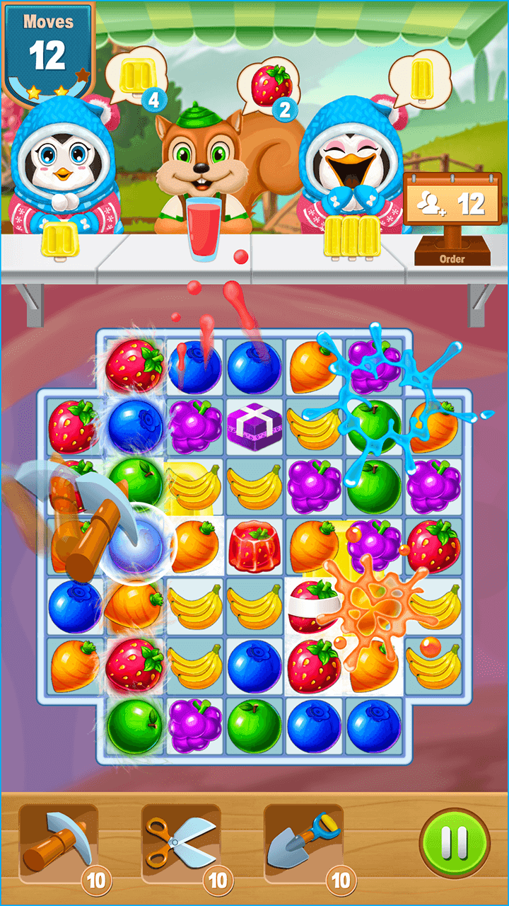 Candy Crushing Juice Jam – Match 3 Puzzle