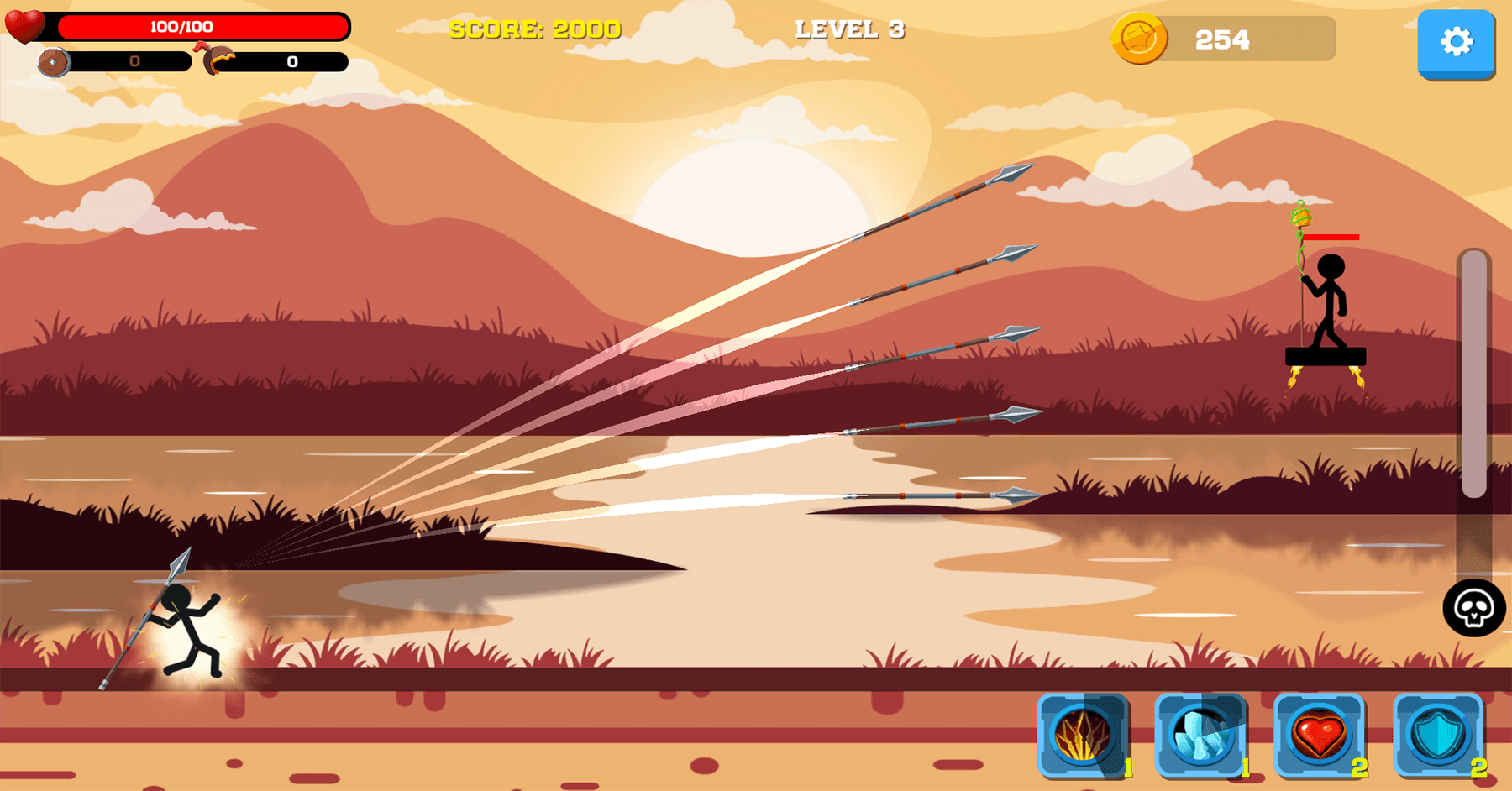 Stickman Bogenschütze