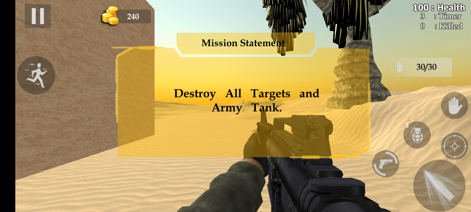 Wüstensturm Kommando Schießerei