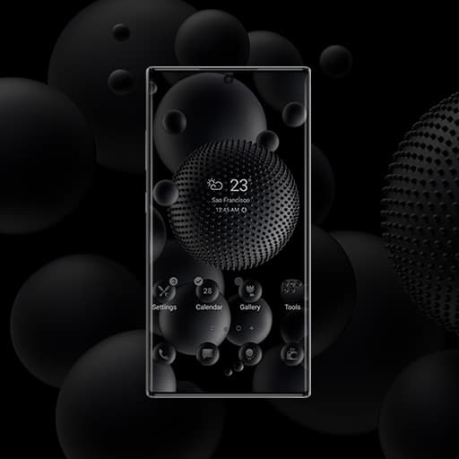 Minimalistisches Monochrom