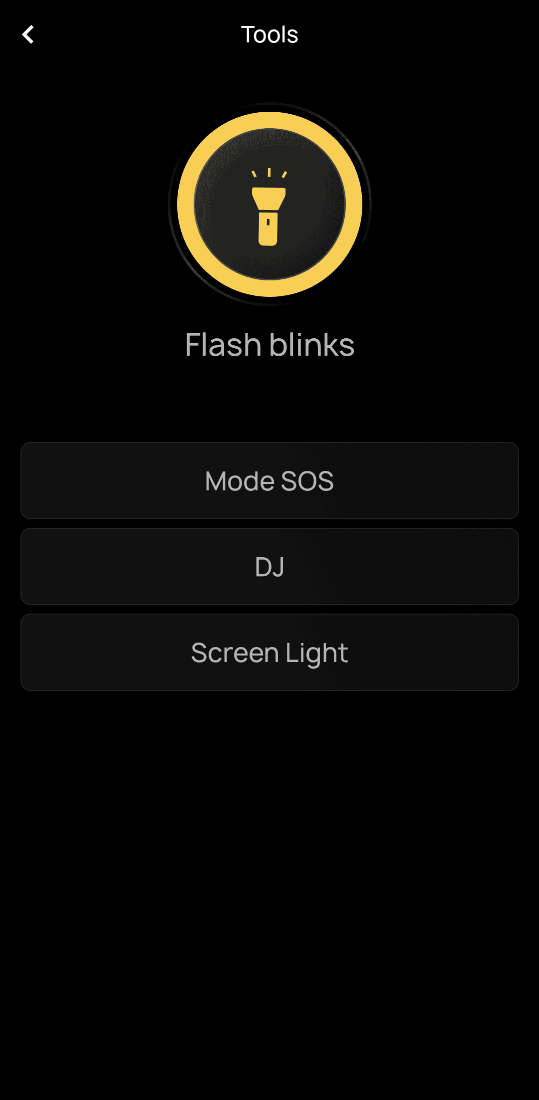 Taschenlampe Led-Benachrichtigungen