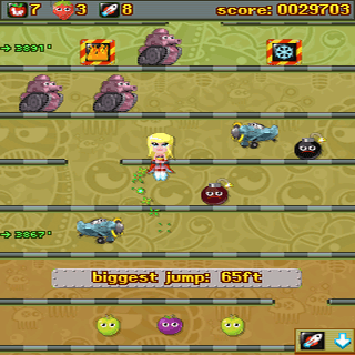 Fruchtbombe mit Rocket-Girl