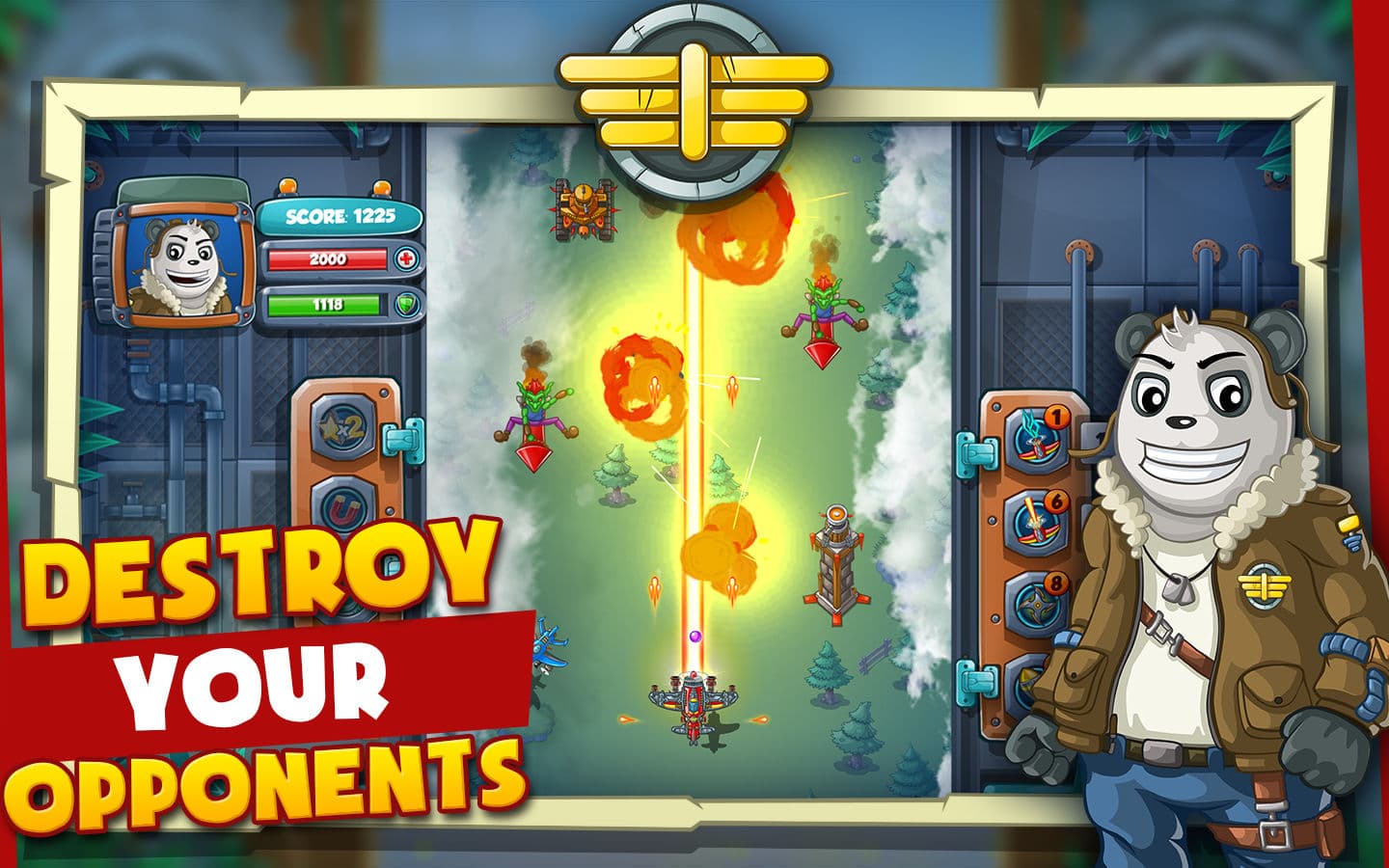 Panda Commander Air Combat