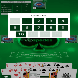 Spades Offline - Single Player