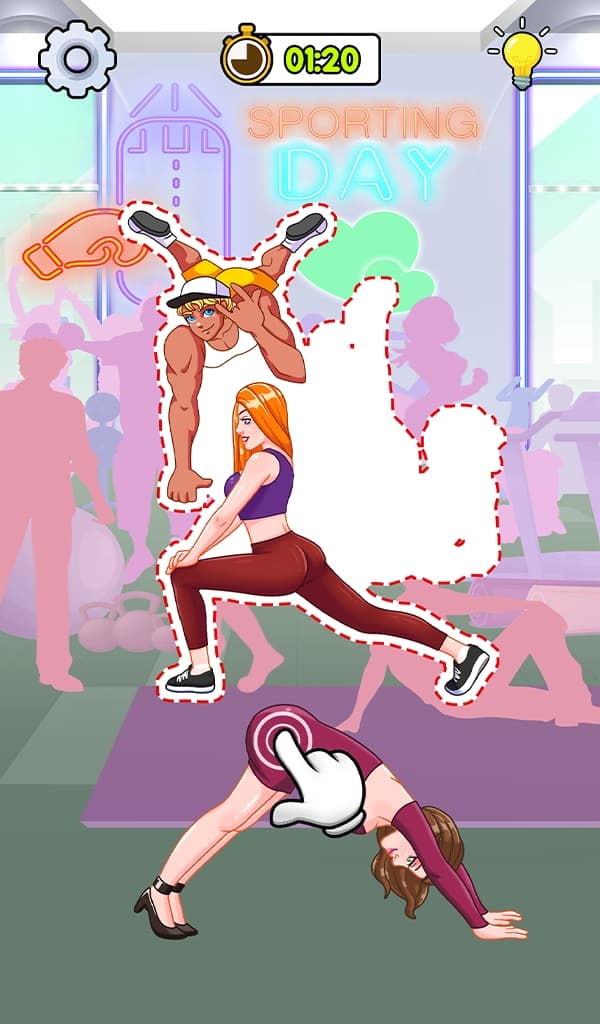 Pose zum Verstecken: Kniffliges Puzzle