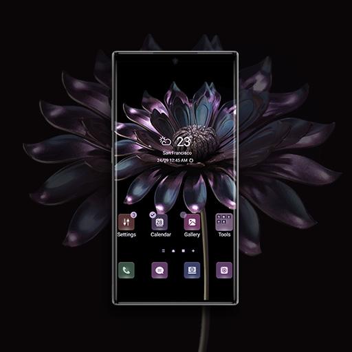 Metallische Blüte
