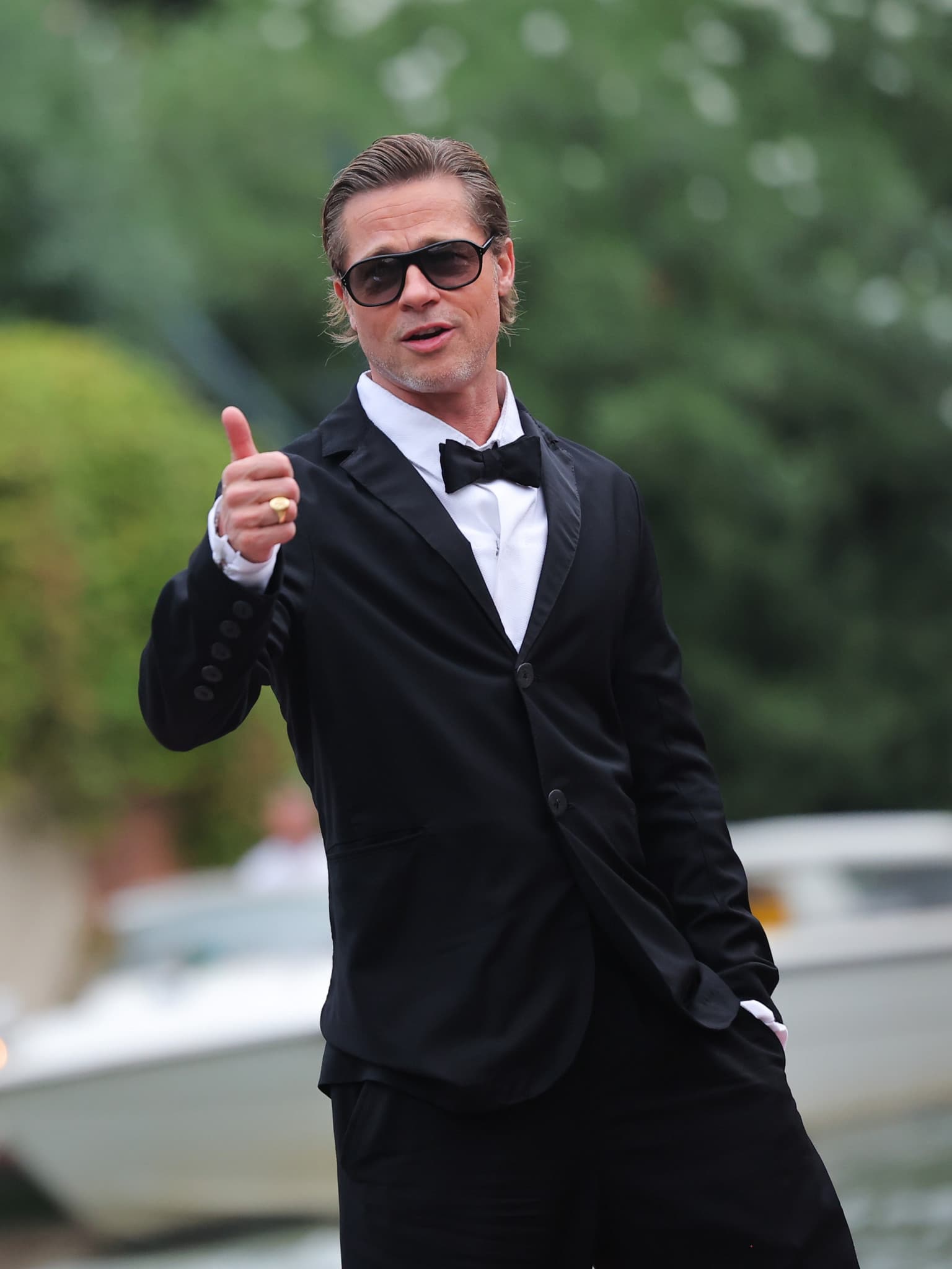 Brad Pitt soll Ines de Ramon als seine 'Freundin' bezeichnen