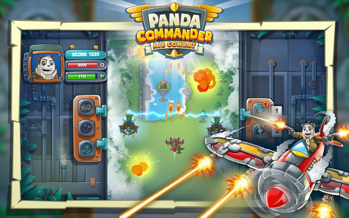 Panda Commander Air Combat