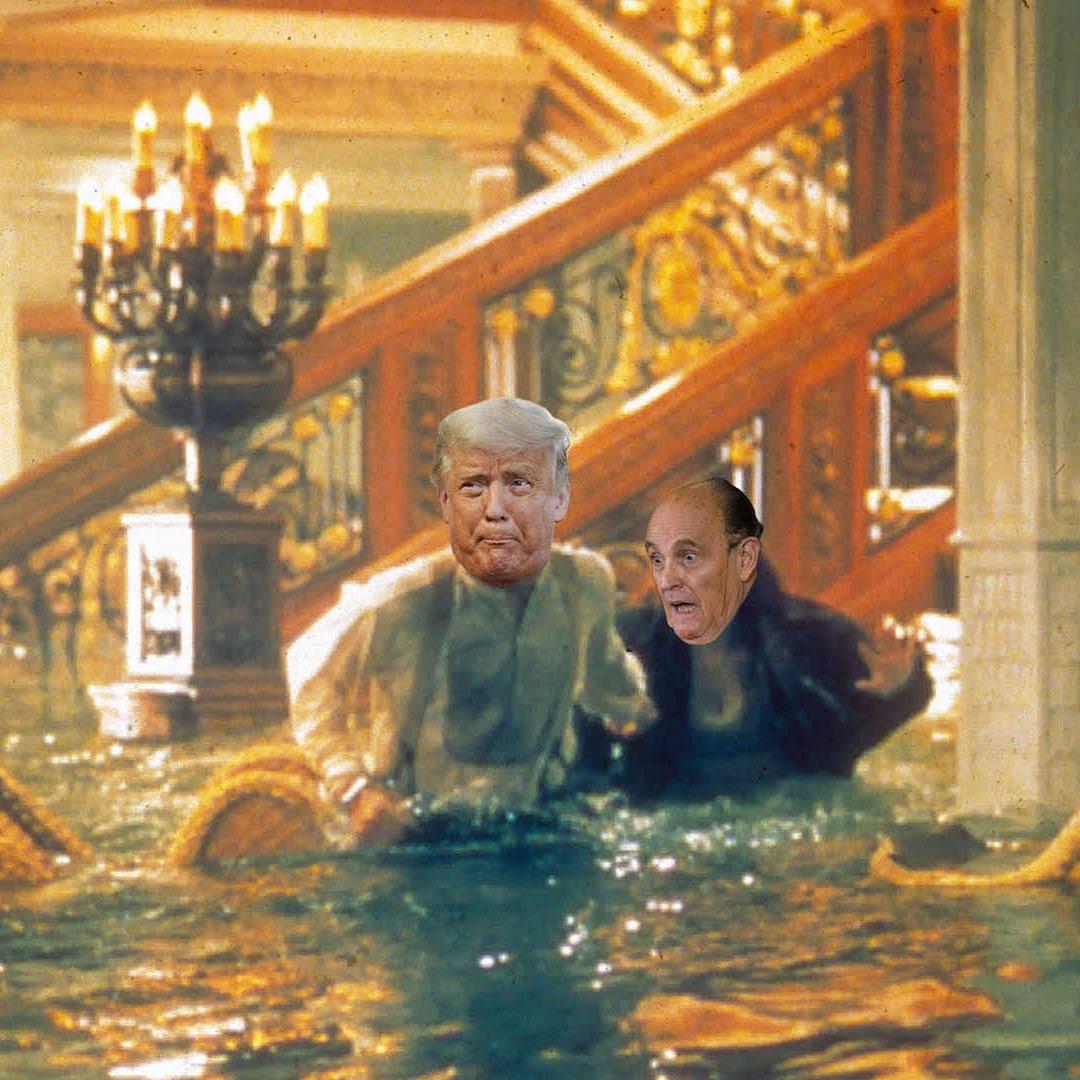 Navigation durch das Wrack der USS Trump