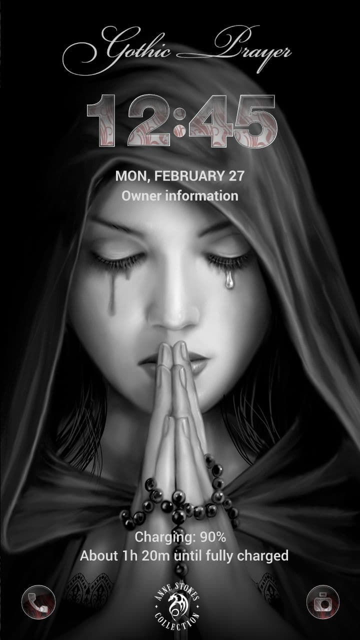 Anne Stokes: Gotisches Gebet