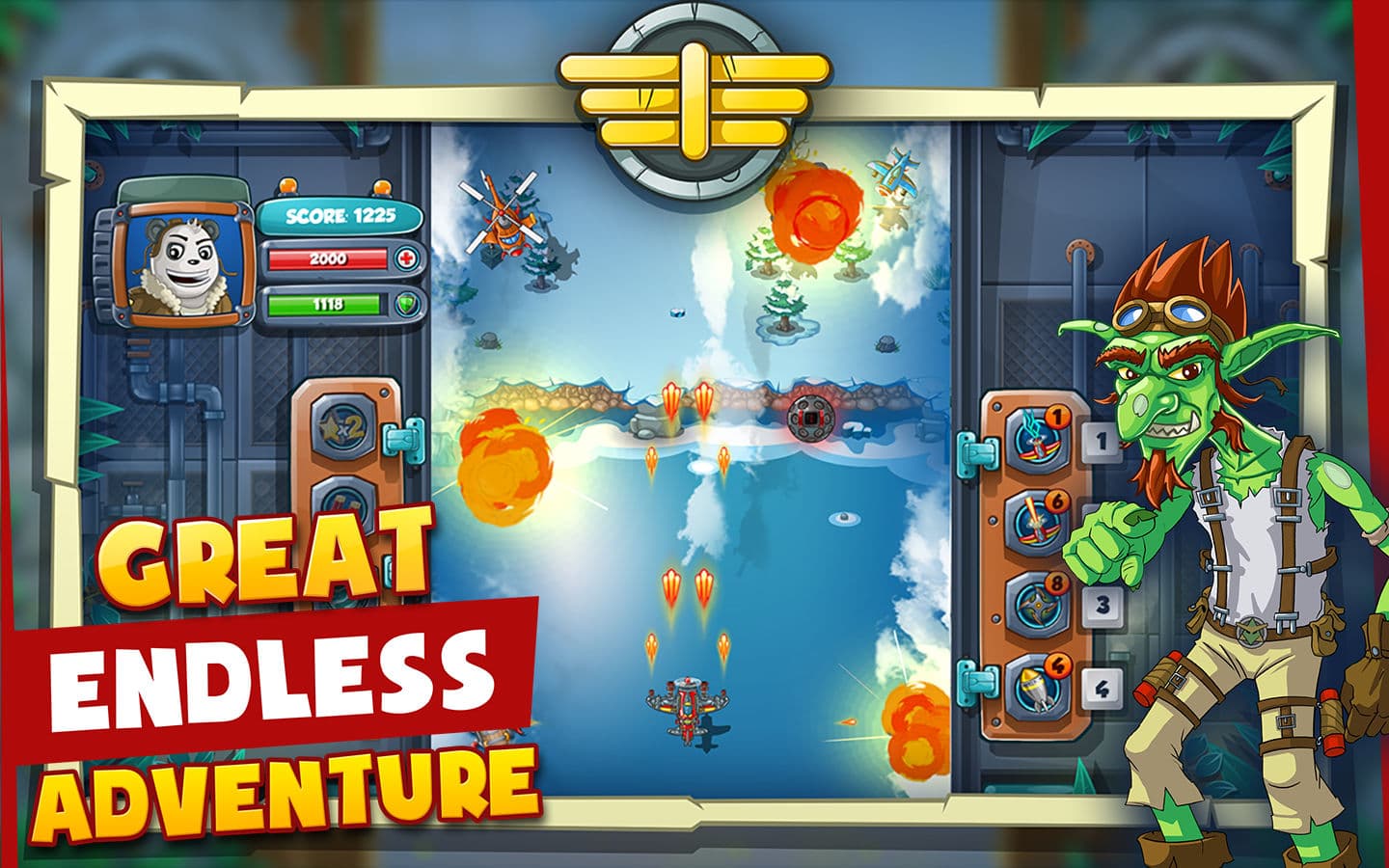 Panda Commander Air Combat