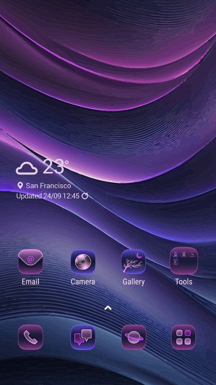 Abstraktes Gewelltes Leinen