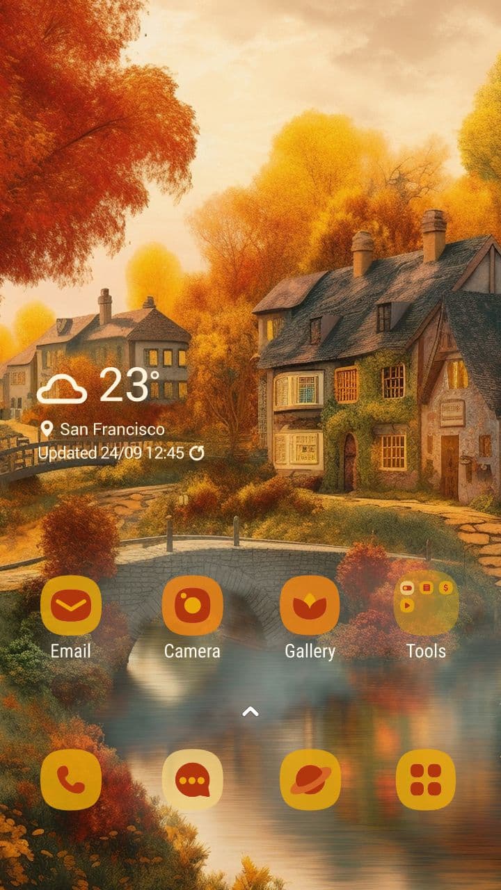 Malerische Herbstlandschaft