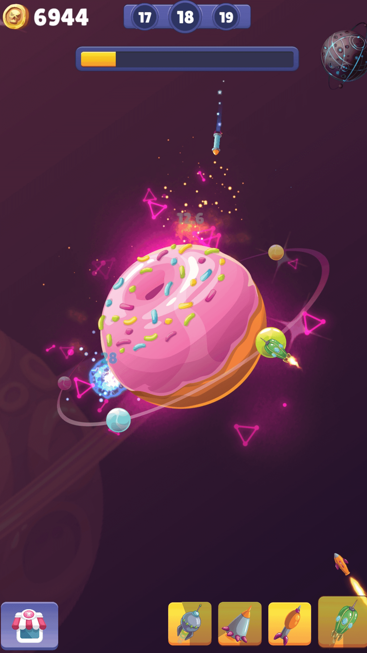 Untätiger Weltraumzerstörer