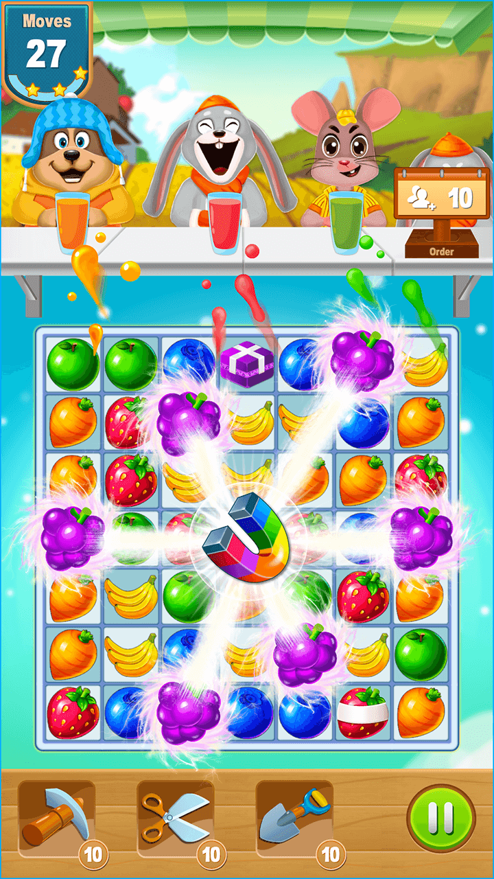 Candy Crushing Juice Jam – Match 3 Puzzle