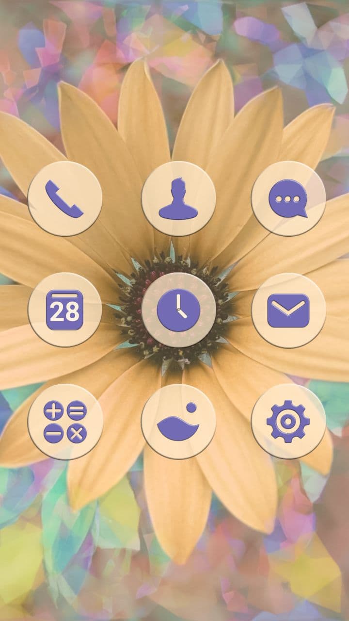 Pastellfarbene Regenbogenblüte