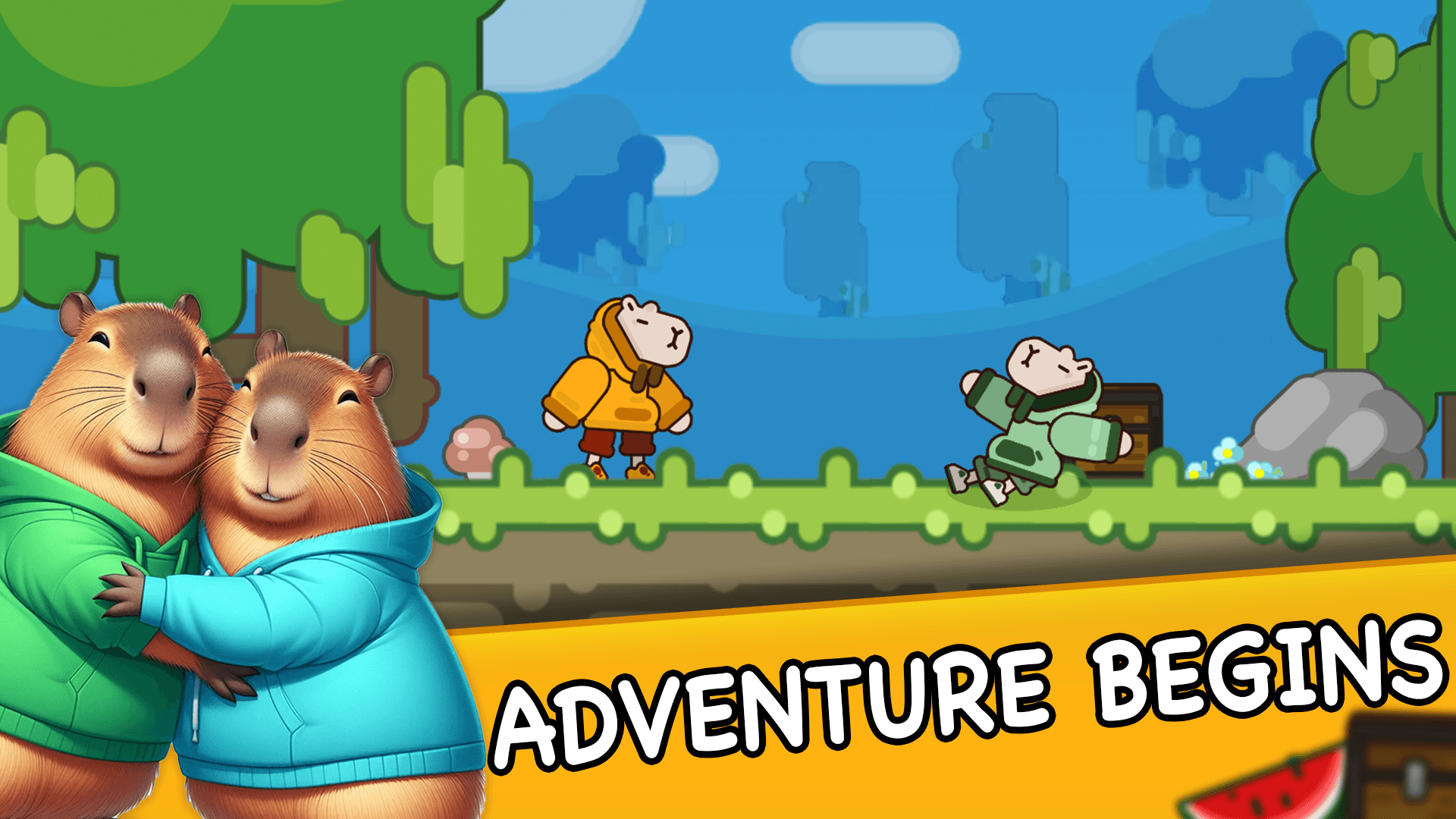 Capybara Treasure World Rush
