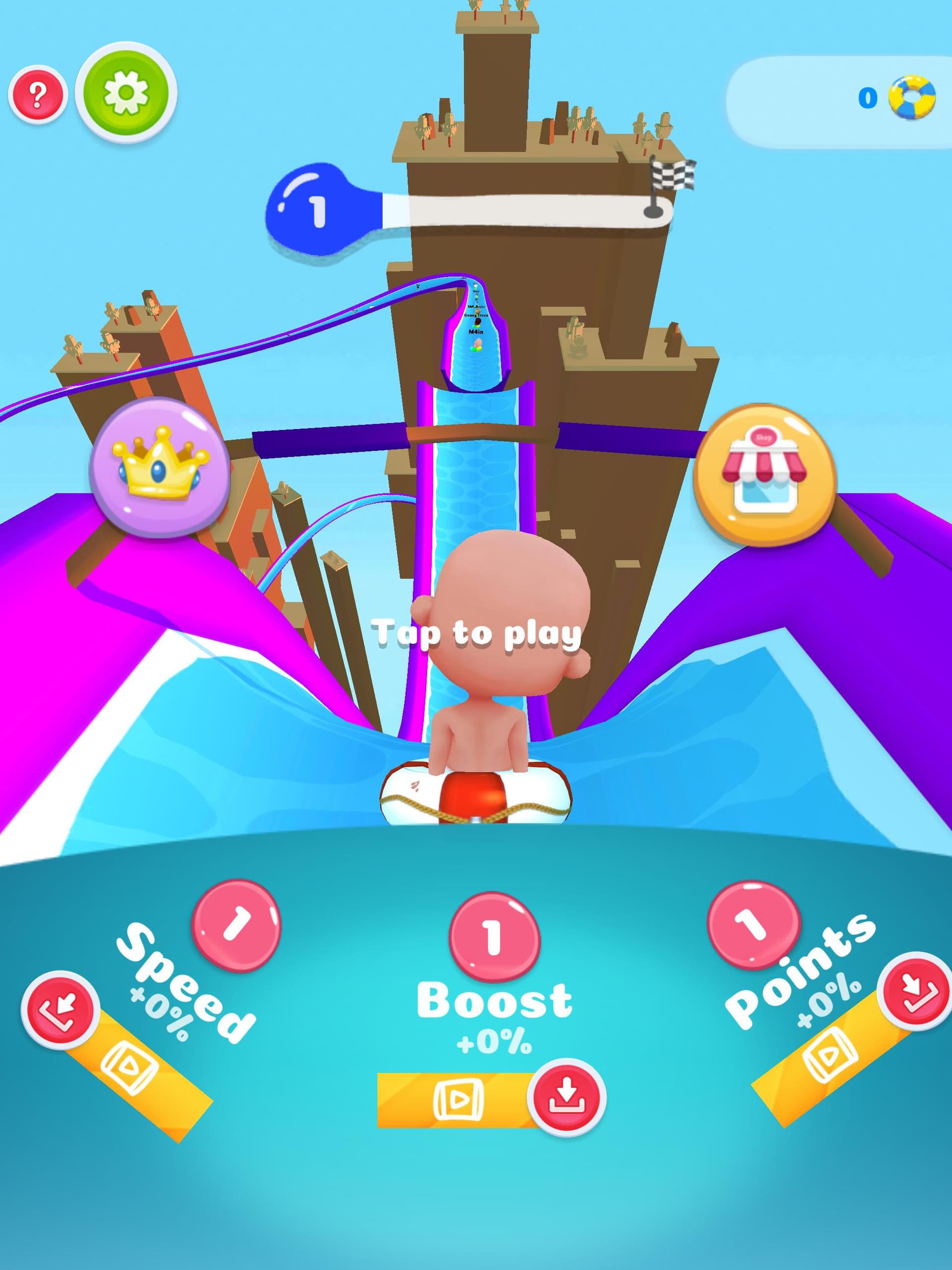 Slide Park - Meistern Sie die Wasserrutschen!