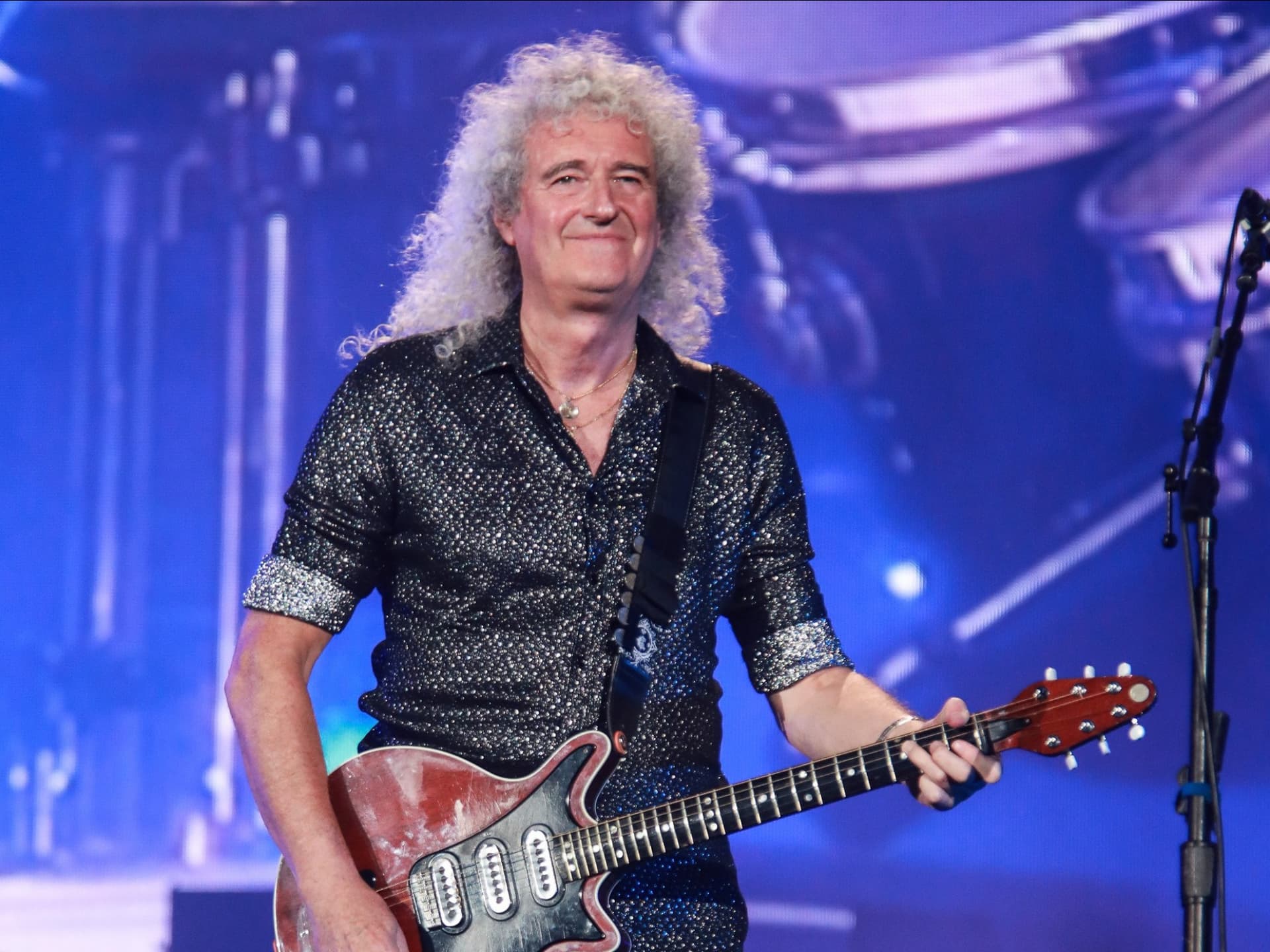Brian May erlitt ,leichten Schlaganfall'
